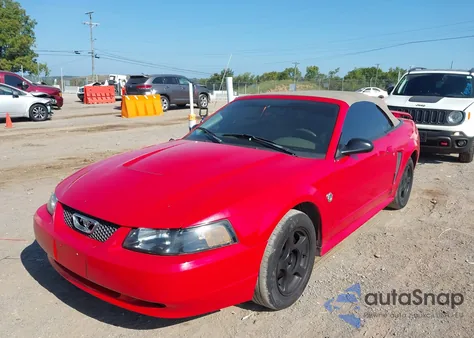 2004 Ford Mustang из США, поврежденный, VIN 1FAFP44684F216537